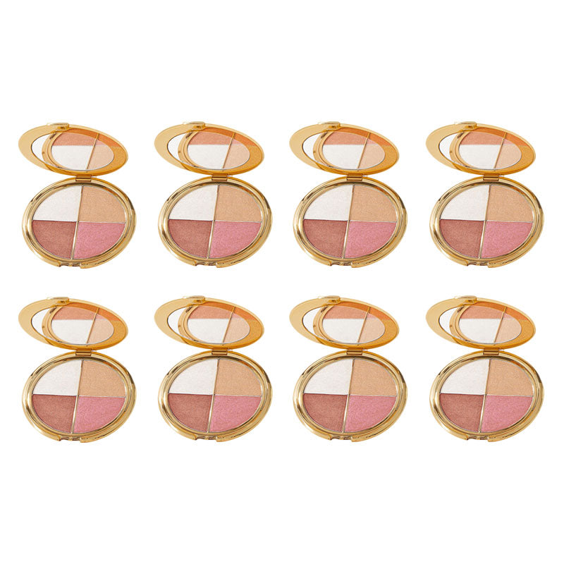 đșLast 3 hours 60% offâ°eye & cheek palette - eyeshadow and highlighter makeup (with Detachable Brush)